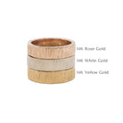 Bark 5mm 14k Gold Wedding Band - Kat Cadegan Jewellery