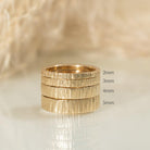 Bark 5mm 14k Gold Wedding Band - Kat Cadegan Jewellery