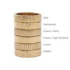 Bark 5mm 14k Gold Wedding Band - Kat Cadegan Jewellery