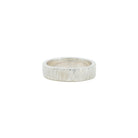 Bark 5mm Sterling Silver Band - Kat Cadegan Jewellery