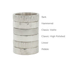 Bark 5mm Sterling Silver Band - Kat Cadegan Jewellery