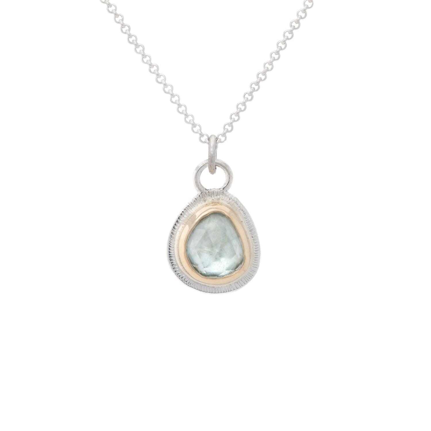 Bella - Aquamarine pendant - Kat Cadegan