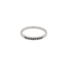 Black Diamond Silver Band - Kat Cadegan Jewellery