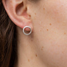 Circle studs - Kat Cadegan