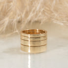 Classic High Polished 3mm Gold Wedding Band - Kat Cadegan Jewellery