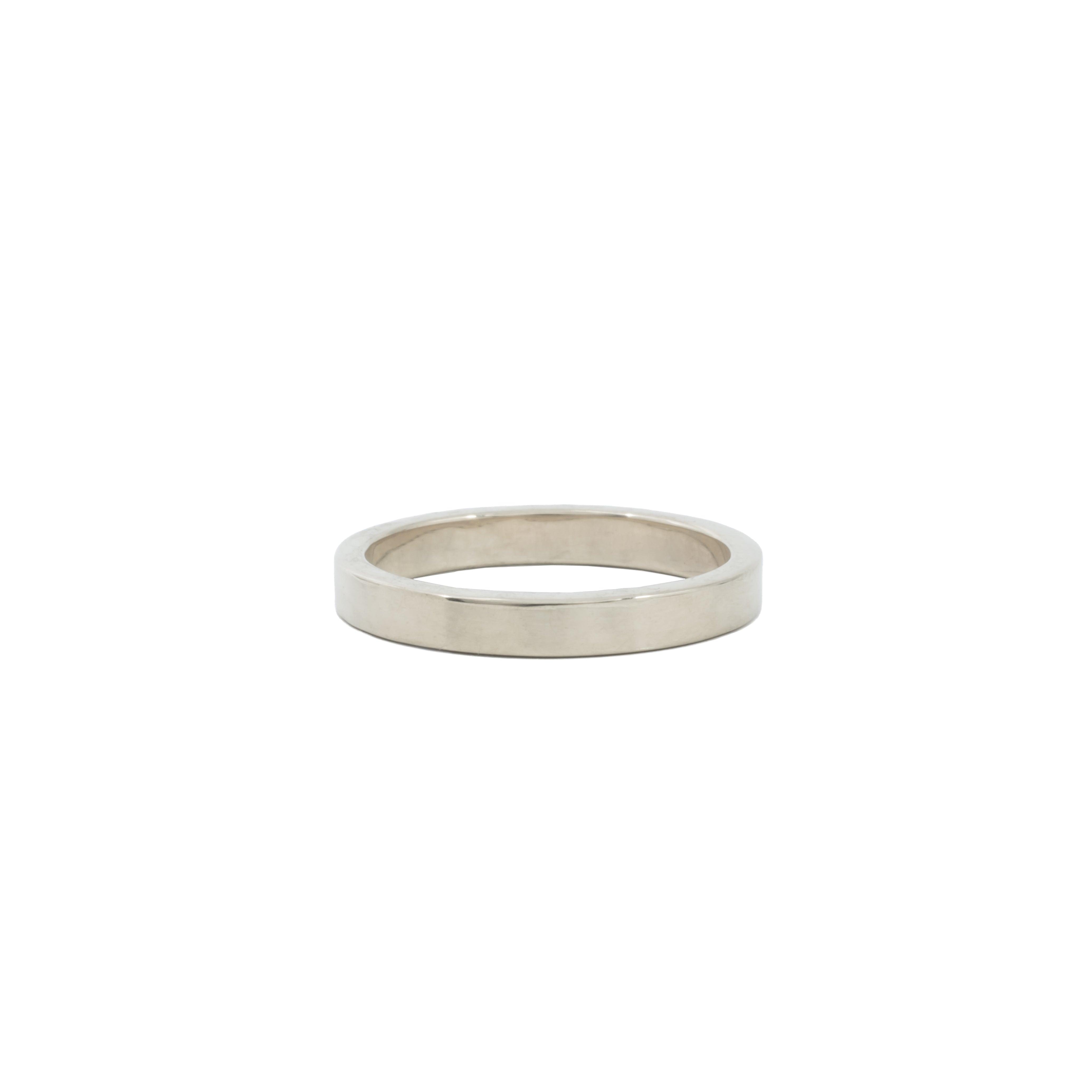 Classic 3mm Sterling Silver Wedding Band - Kat Cadegan Jewellery