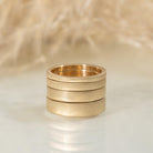 Classic Matte 3mm Gold Wedding Band - Kat Cadegan Jewellery