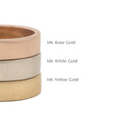 Classic Matte 3mm Gold Wedding Band - Kat Cadegan Jewellery