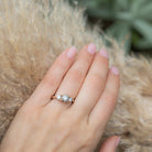 Clover - Salt and Pepper Diamond Ring - Kat Cadegan