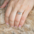 Clover - Salt and Pepper Diamond Ring - Kat Cadegan