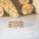 Constellation halo with 7 diamonds - Kat Cadegan