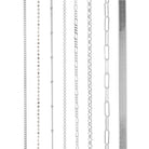 Delicate Curb Link Silver Chain - Kat Cadegan