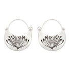 Dill Flower Earrings | Hoops - Kat Cadegan