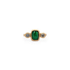 Emerald & Diamond Ring - Kat Cadegan