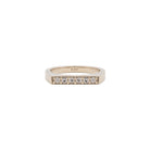 Estelle - diamond 14k white gold ring - Kat Cadegan Jewellery