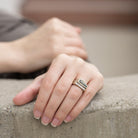 Estelle - diamond 14k white gold ring - Kat Cadegan Jewellery