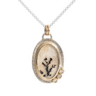 Evie - Agate & Diamond Pendant - Kat Cadegan Jewellery