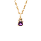 february birthstone pendant amethyst