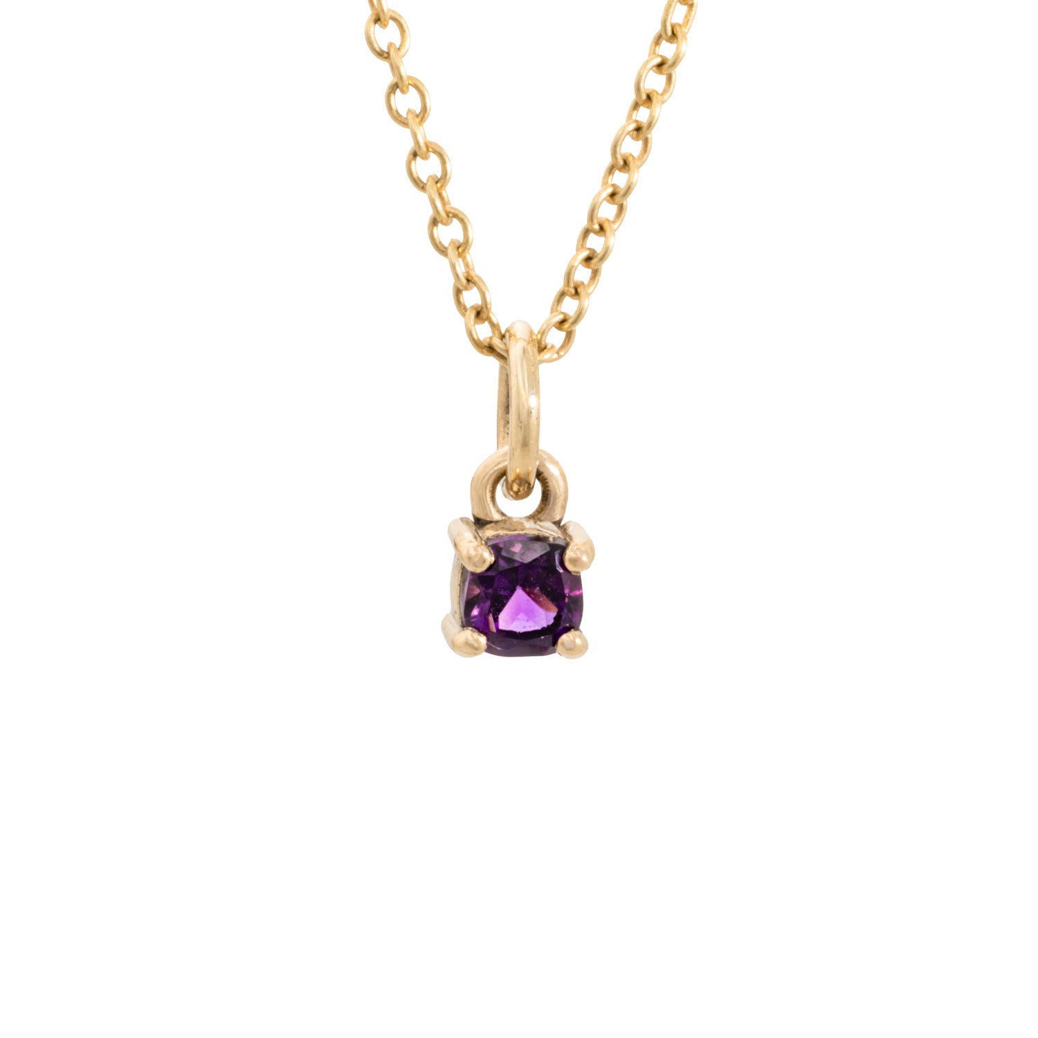 february birthstone pendant amethyst