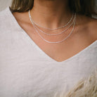 Figaro Chain - Sterling Silver - Kat Cadegan