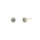 Gemstones Gold Studs - Kat Cadegan