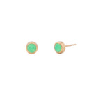 Gemstones Gold Studs - Kat Cadegan
