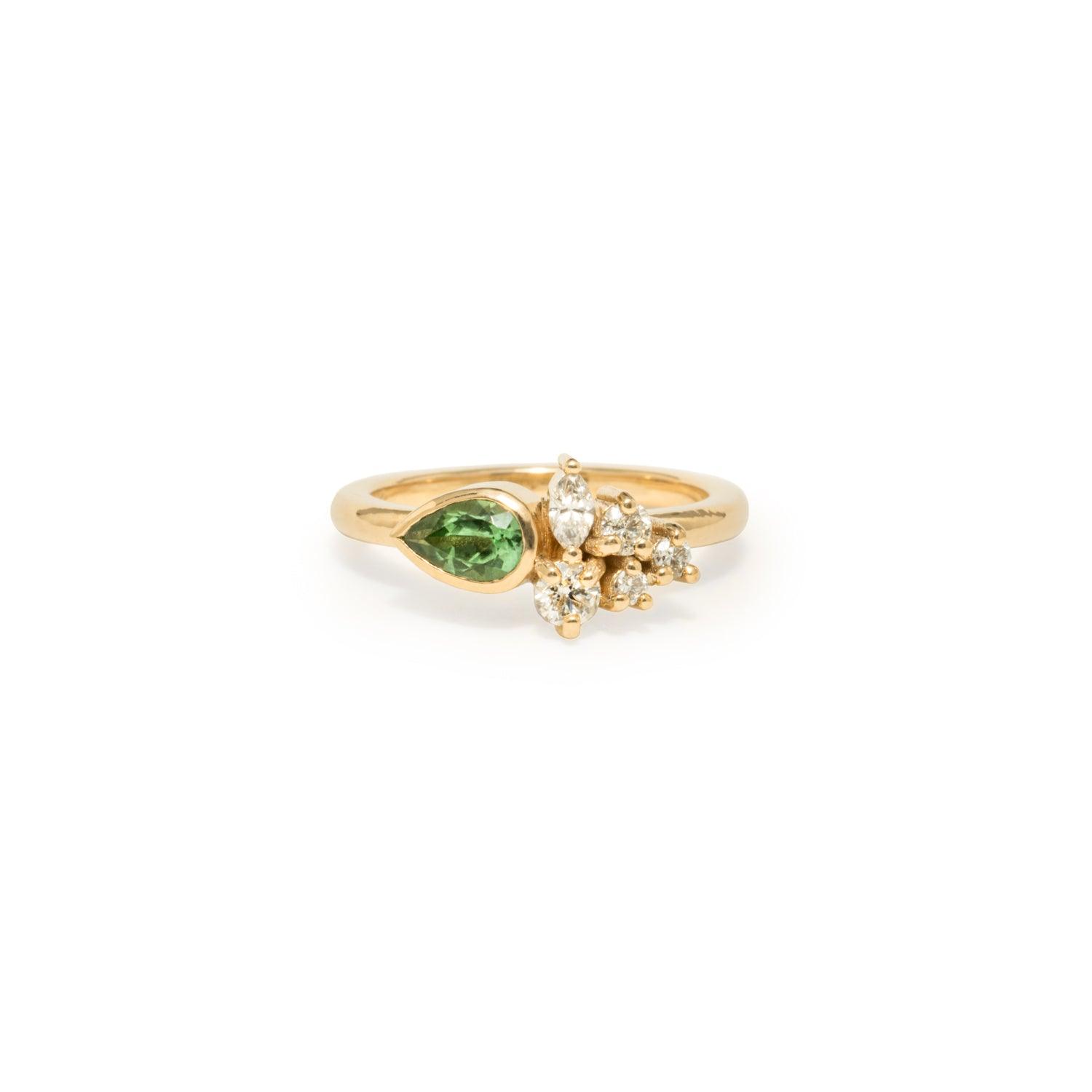Fiona - Green Tourmaline Ring