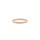 Hammered 2mm gold wedding band - Kat Cadegan Jewellery