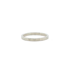 Hammered 2mm Sterling Silver Wedding Band - Kat Cadegan Jewellery
