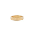 Hammered 4mm 14k gold wedding band - Kat Cadegan Jewellery