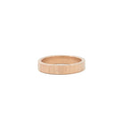 Hammered 4mm 14k gold wedding band - Kat Cadegan Jewellery
