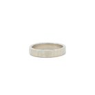 Hammered 4mm Sterling Silver Wedding Band - Kat Cadegan Jewellery