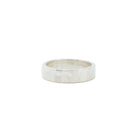 Hammered 5mm Sterling Silver Wedding Band - Kat Cadegan Jewellery