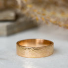 Hammered 5mm Wedding Band - Kat Cadegan Jewellery