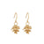 Hemlock Cone Gold Earrings - Kat Cadegan