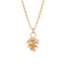 Hemlock Cone Pendant | 14k gold - Kat Cadegan