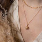 Hemlock Cone Pendant | 14k gold - Kat Cadegan