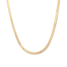 Herringbone Chain - 14kt Gold - Kat Cadegan