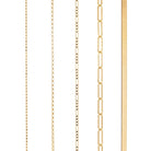 Herringbone Chain - 14kt Gold - Kat Cadegan