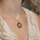 Honey Bee Pendant - 14k gold - Kat Cadegan