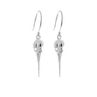 Hummingbird Skull Earrings - Kat Cadegan