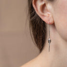 Hummingbird Skull Earrings - Kat Cadegan