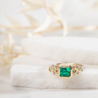 Julia - Emerald Ring - Kat Cadegan