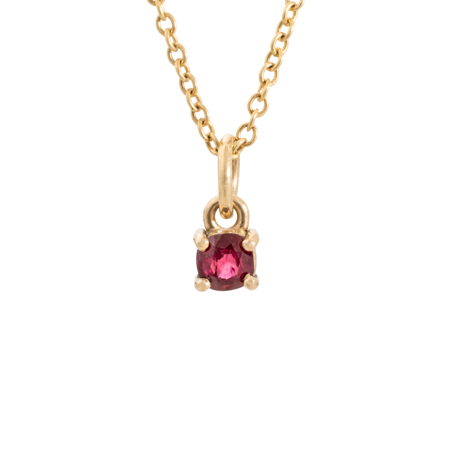 july birthstone pendant ruby
