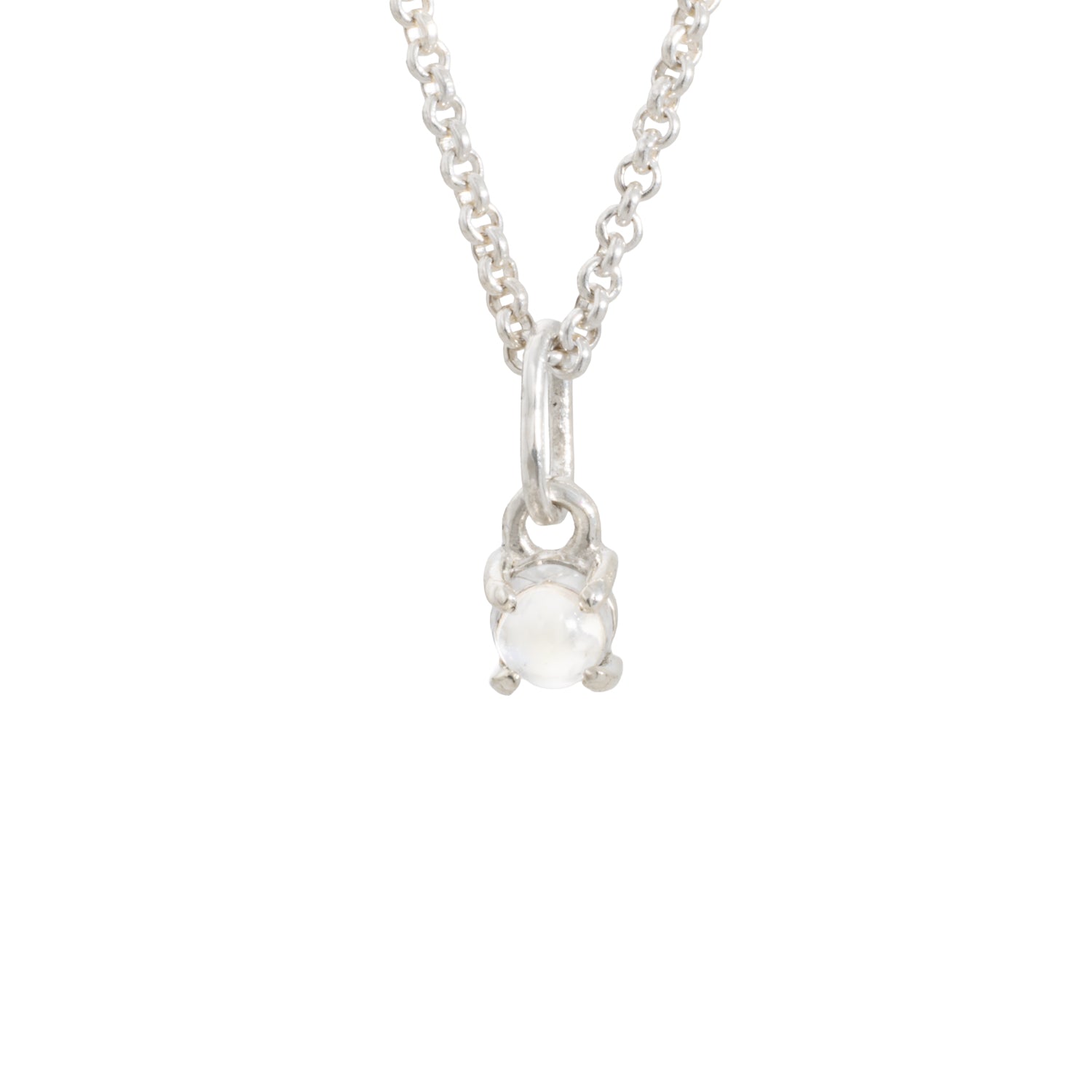 sterling silver birthstone pendant june pearl