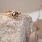 Kendra - Cognac Diamond Ring - Kat Cadegan