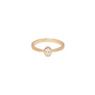 Laura - Oval Diamond Ring - Kat Cadegan