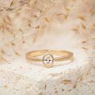 Laura - Oval Diamond Ring - Kat Cadegan
