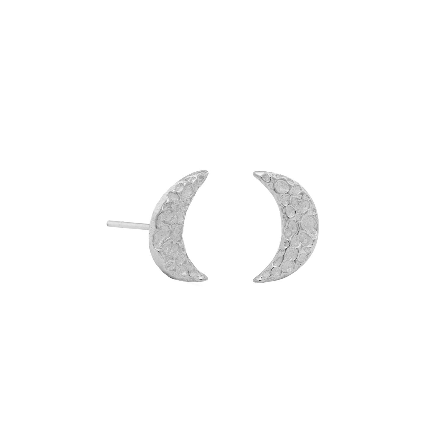 Lava half Moon Earrings - Kat Cadegan