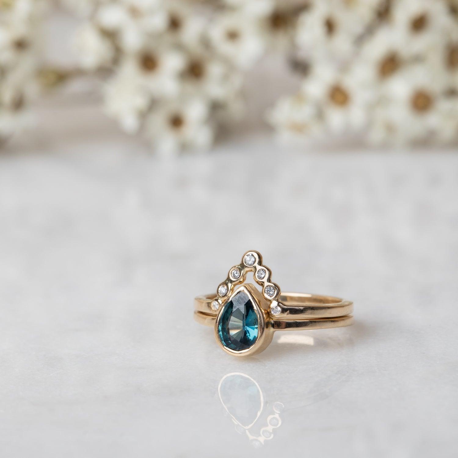 Leah - Sapphire Ring - Kat Cadegan